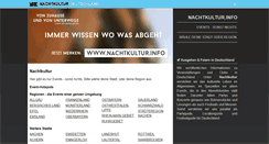 Desktop Screenshot of nachtkultur.info